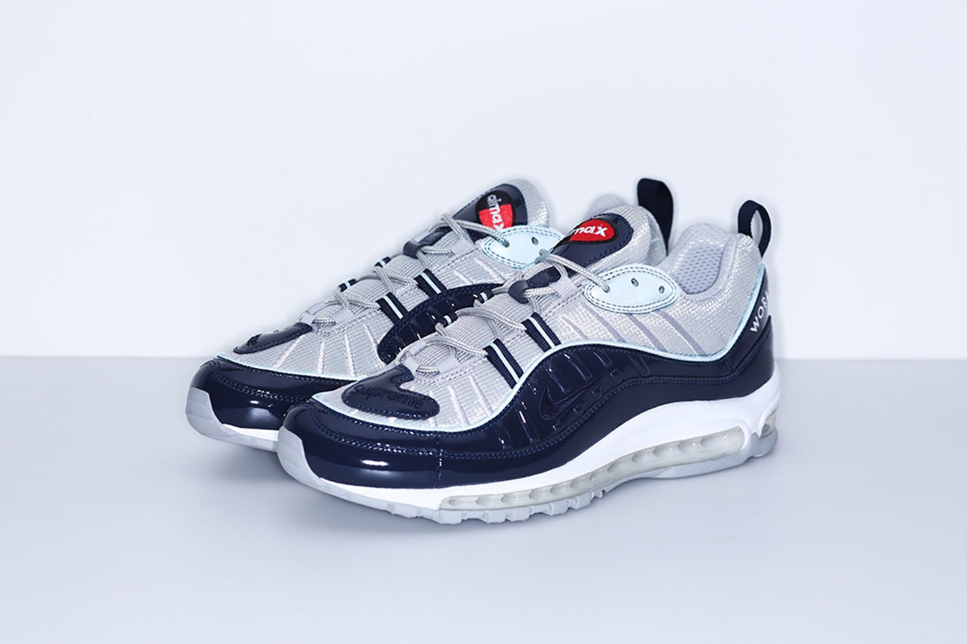 Navy Patent Leather Air Max 98 (9/15)