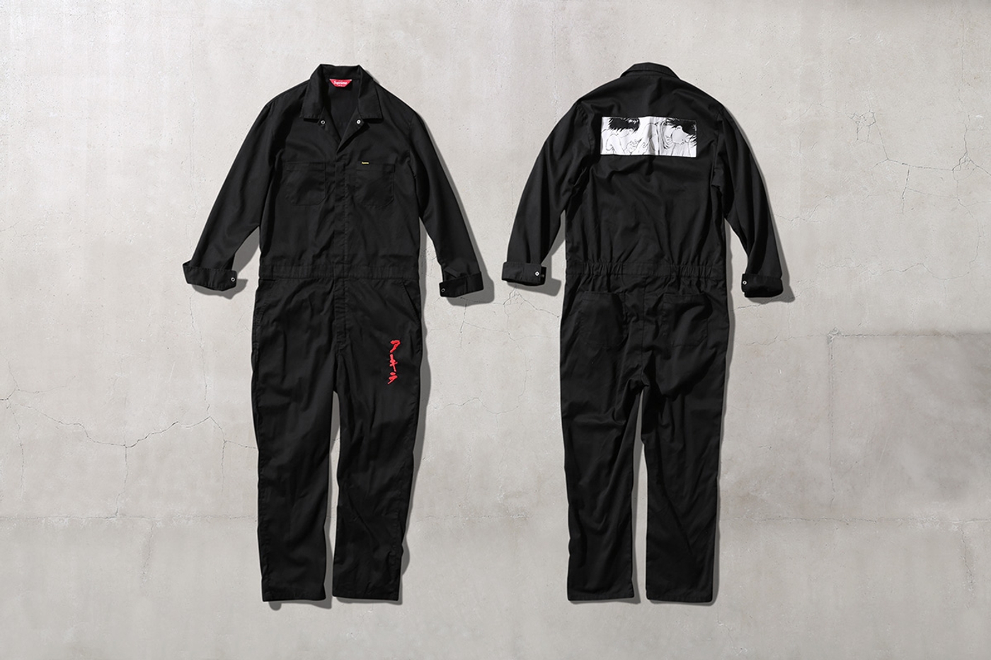 Coveralls with woven patch on back. (18/40)