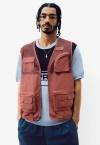 Mesh Cargo Vest, Chest Logo S/S Knit Top, Warm Up Pant image 24/28