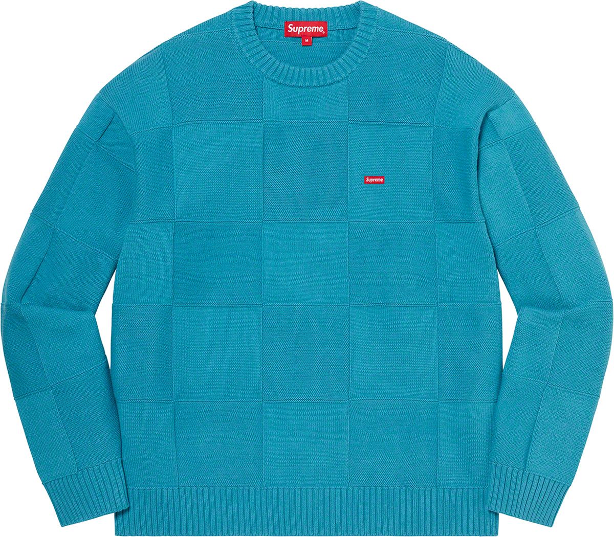 Tonal Checkerboard Small Box Sweater - Spring/Summer 2021 Preview 