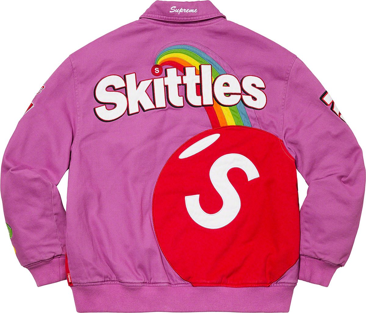 Supreme®/Skittles®/<wbr>Mitchell & Ness® Varsity Jacket - Fall 