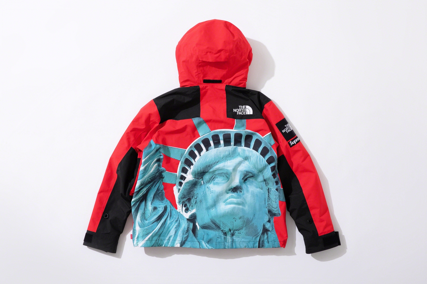 Statue of Liberty Mountain Jacket with packable hood. (16/29)