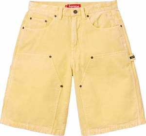 Washed Corduroy Double Knee Painter Short