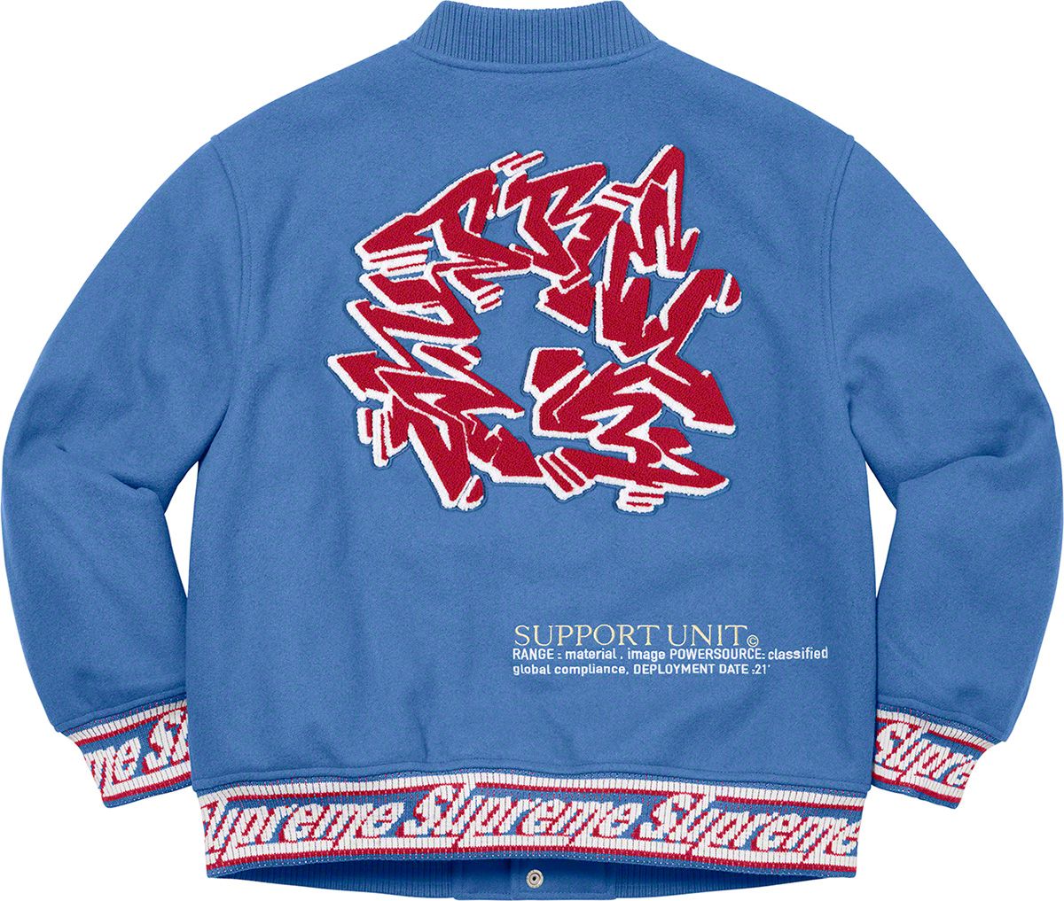 Support Unit Varsity Jacket - Fall/Winter 2021 Preview – Supreme