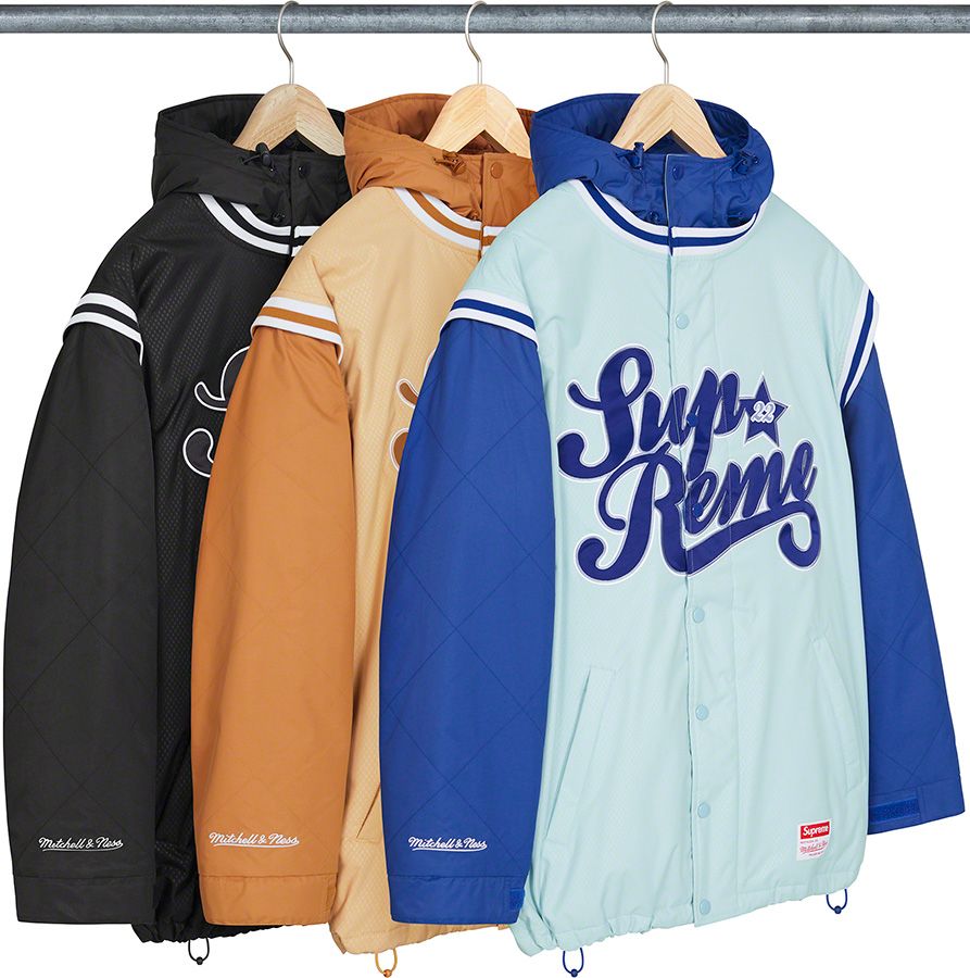 Supreme®/Mitchell & Ness® Stadium Satin Varsity Jacket - Spring