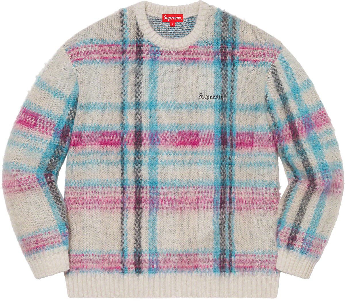 Brushed Plaid Sweater - Fall/Winter 2020 Preview – Supreme
