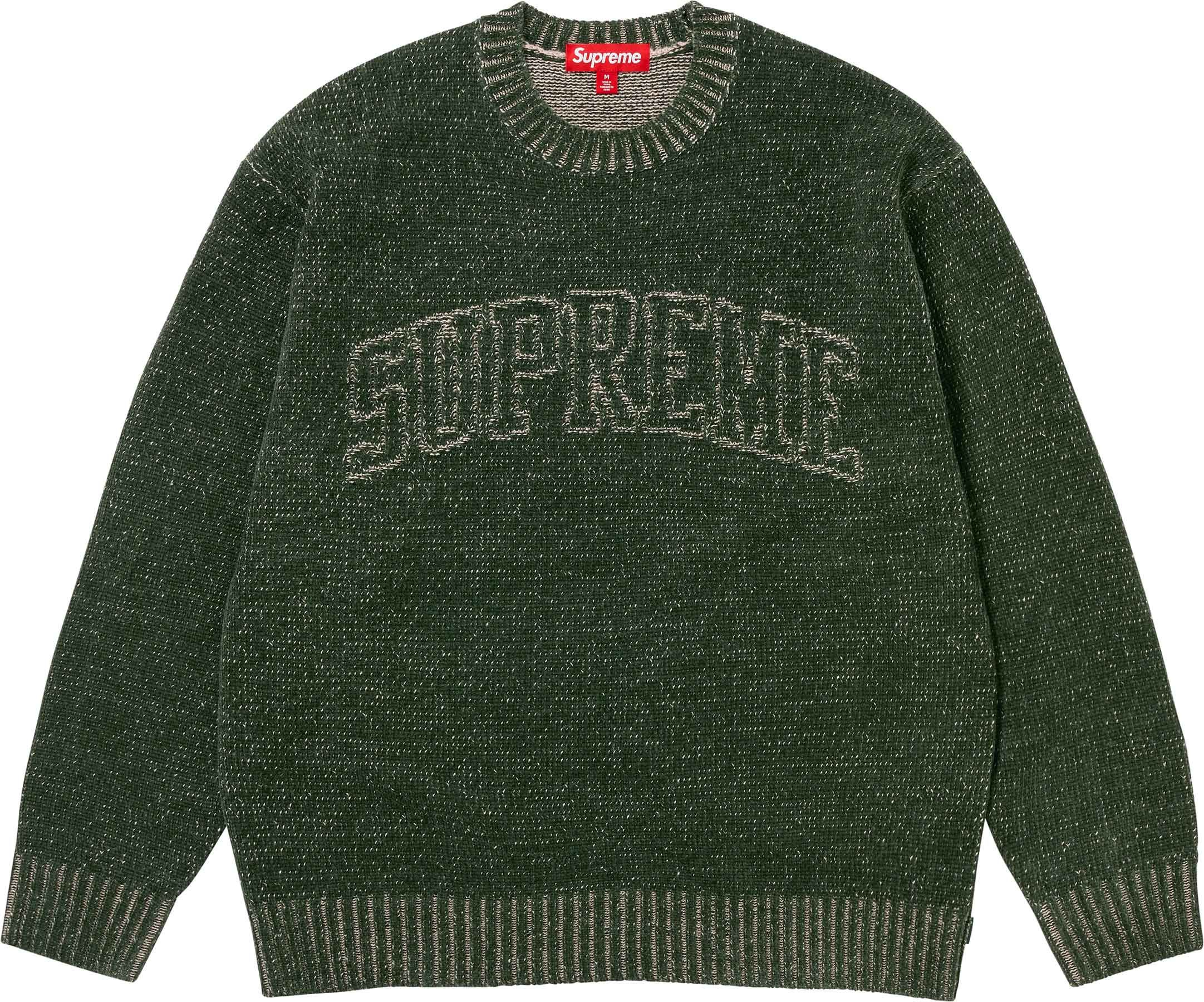 購入時も新品で購入しましたsupreme Reflective Sweater ステッカー2枚付属