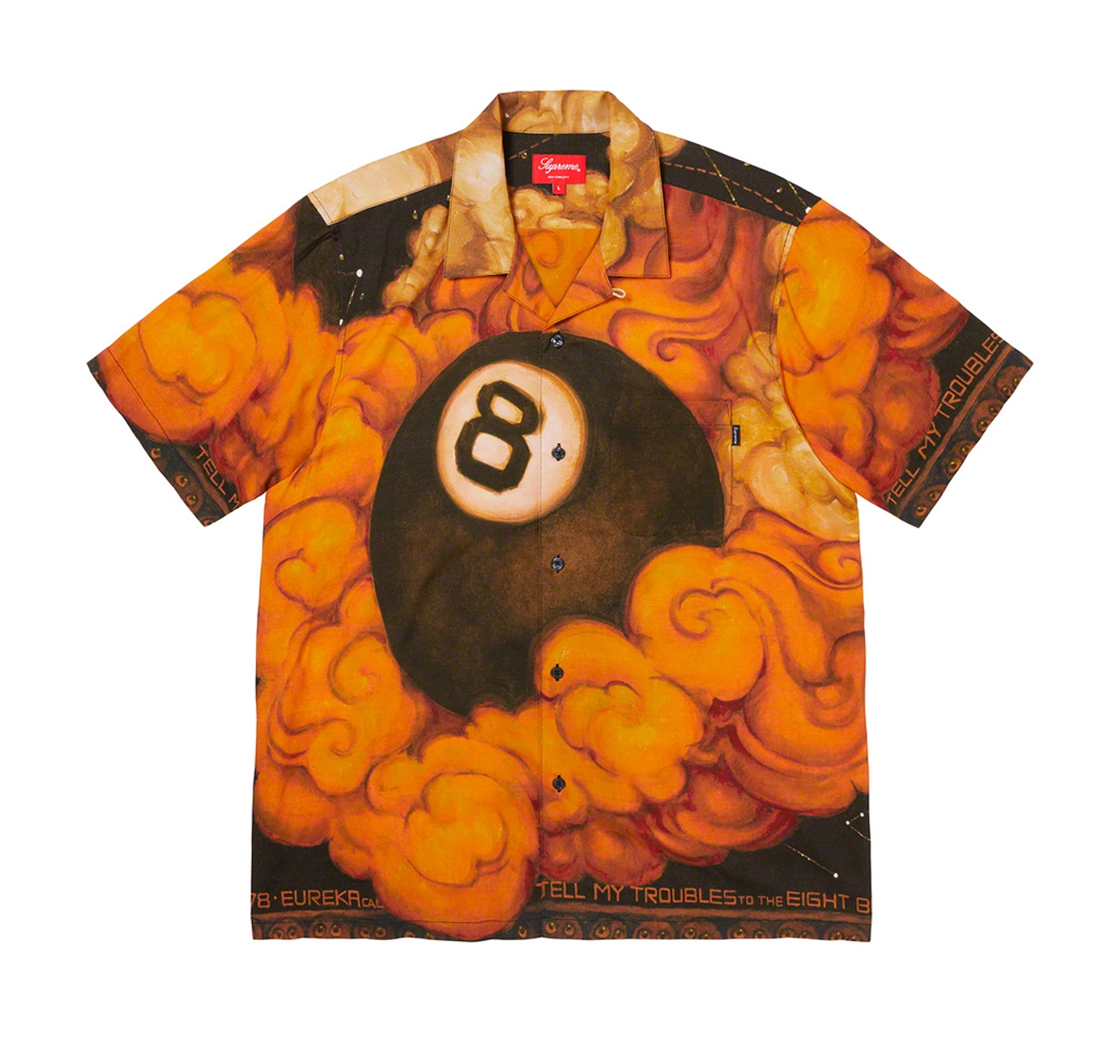 8-Ball Rayon S/S Shirt. Original artwork by Martin Wong. (3/12)