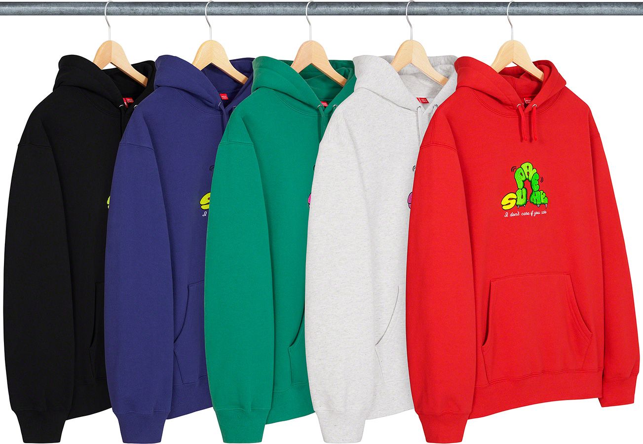 Don't Care Hooded Sweatshirt - Spring/Summer 2021 Preview – Supreme