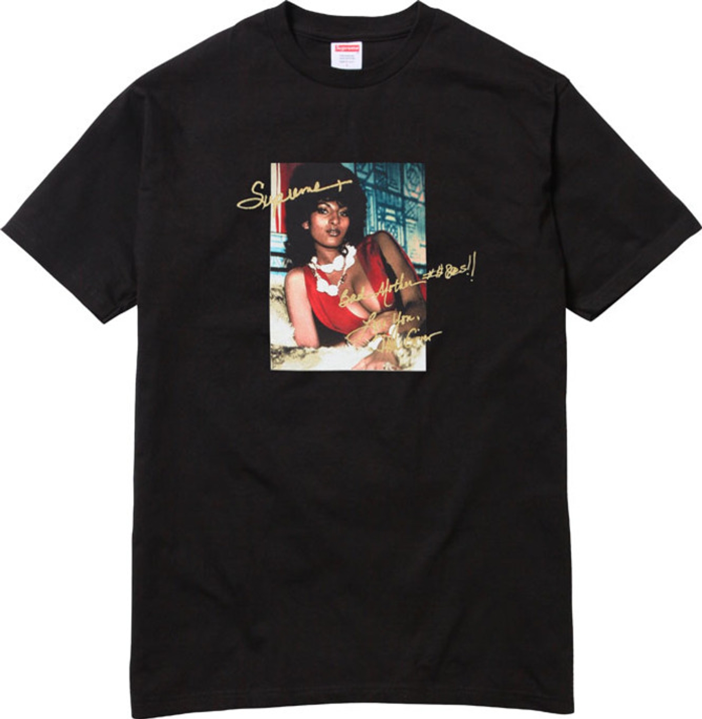 Pam Grier for Supreme 
All cotton classic Supreme t-shirt (7/9)