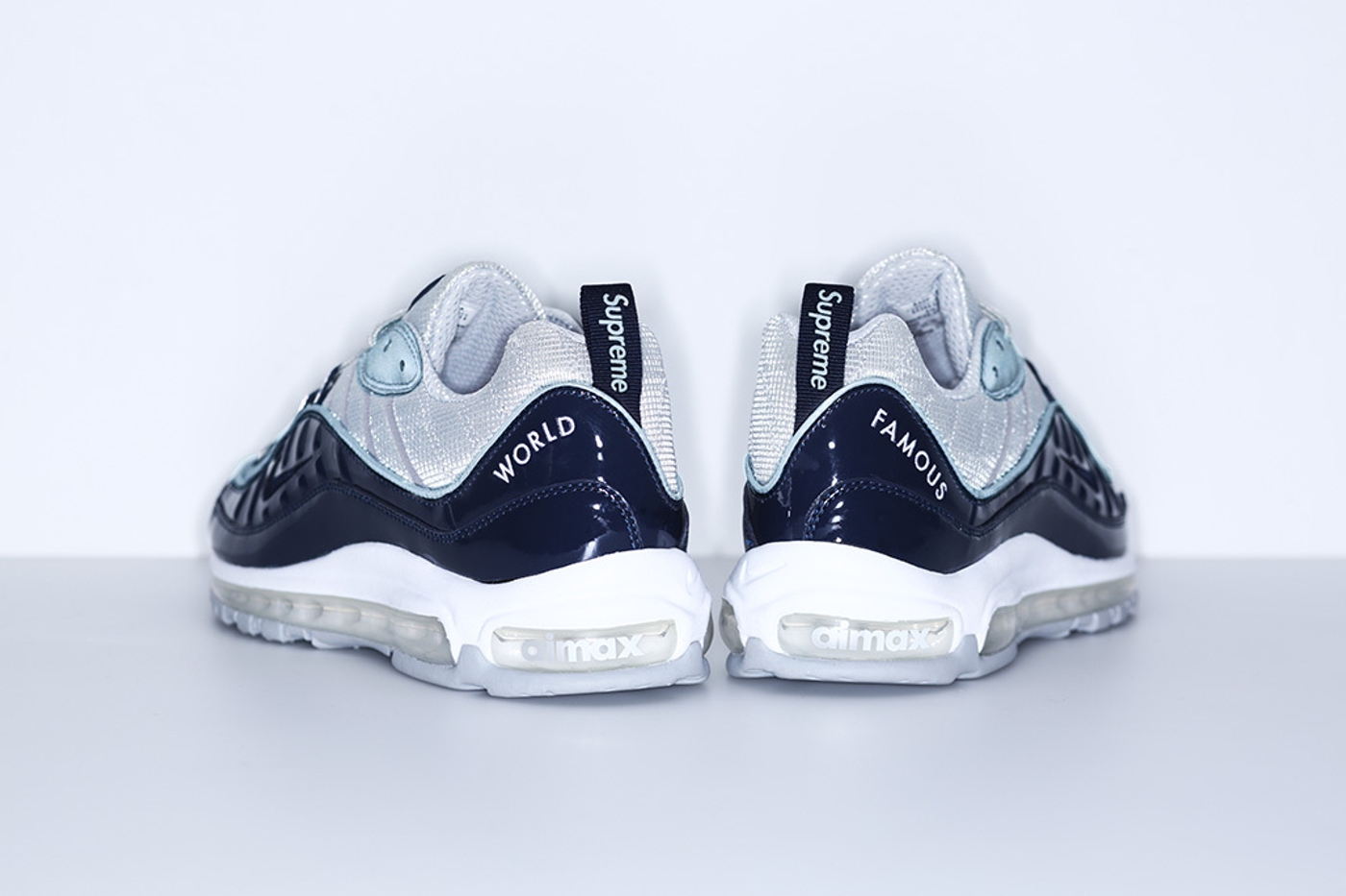 Navy Patent Leather Air Max 98 (11/15)