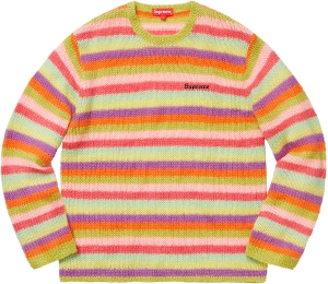 Stripe Mohair Sweater