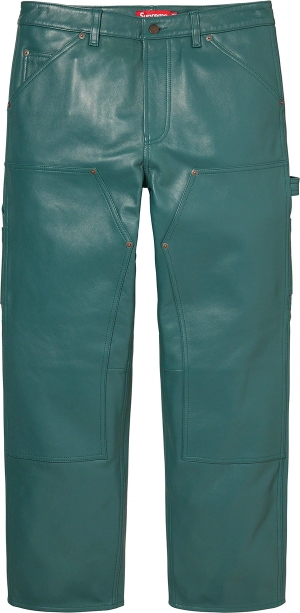 Leather Double Knee Painter Pant