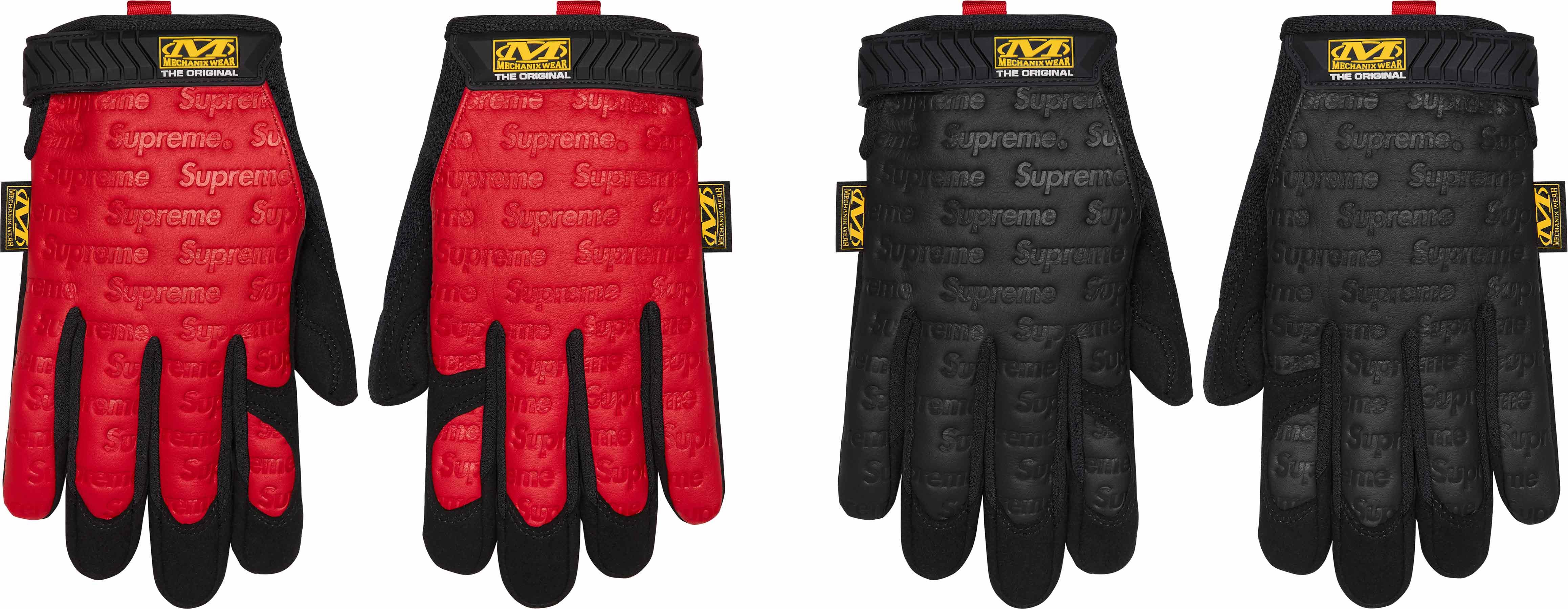 Supreme®/Mechanix® Leather Work Gloves - Spring/Summer 2024 