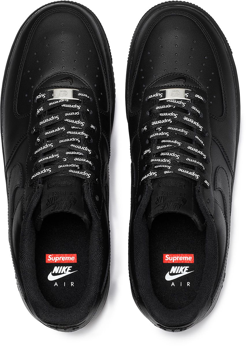 【お得限定品】Supreme Nike AirForce1 Low black スニーカー
