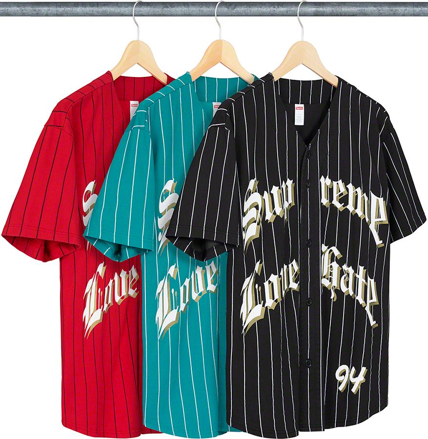 Floral Velour Baseball Jersey - Fall/Winter 2019 Preview – Supreme
