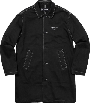 Washed Work Trench Coat