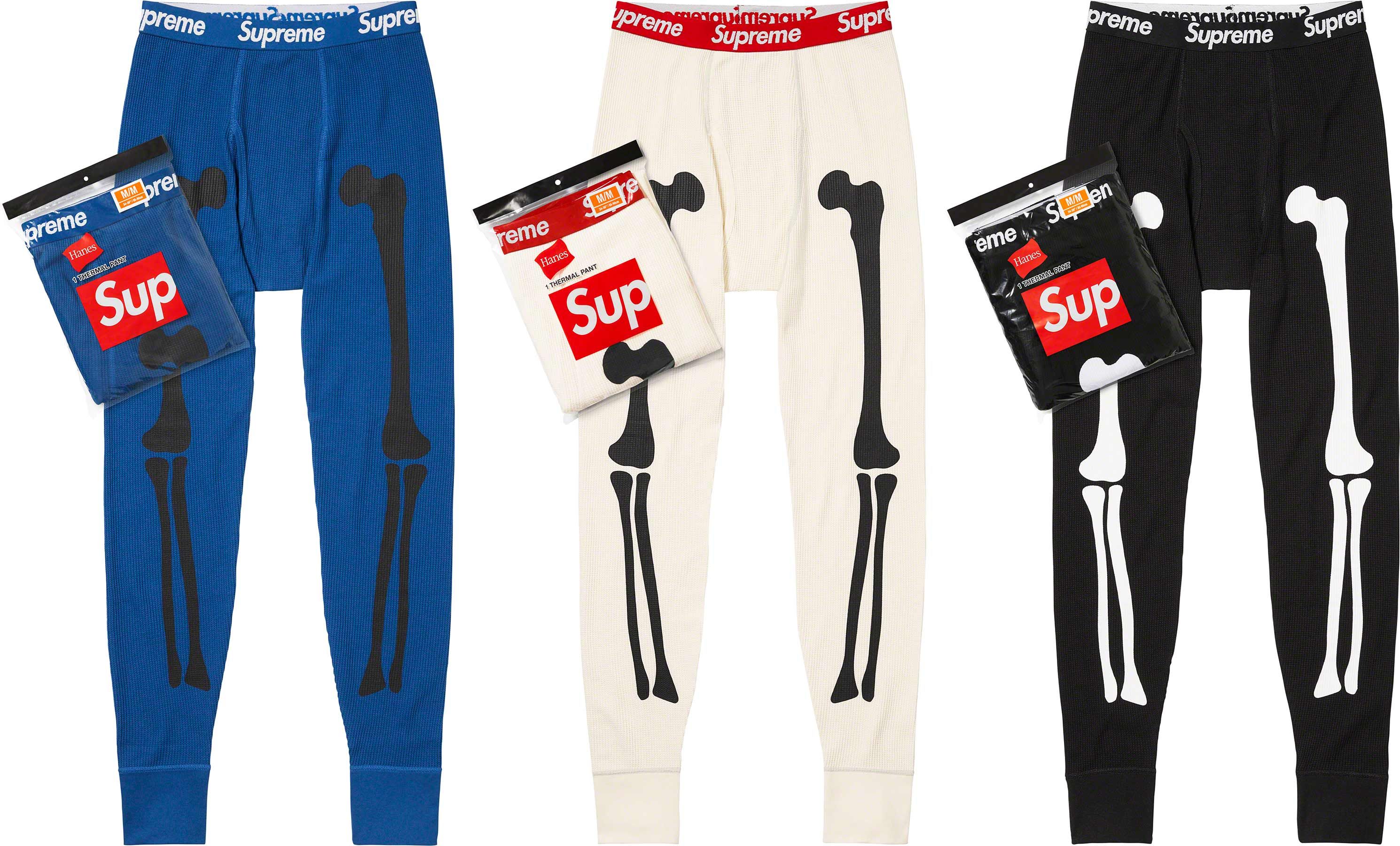 Supreme®/Hanes® Bones Thermal Pant (1 Pack) - Fall/Winter 2023 