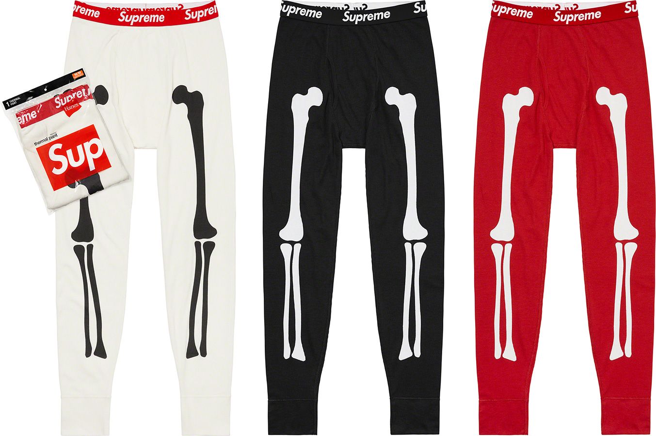 Supreme®/Hanes® Bones Thermal Pant (1 Pack) - Fall/Winter 2021 