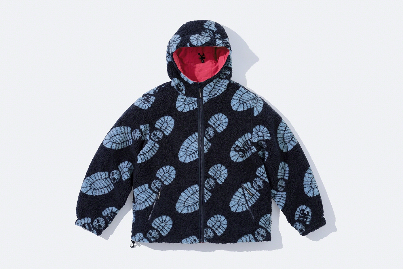Reversible Ripstop Jacket. Deep pile fleece reverse side with jacquard pattern. (14/36)