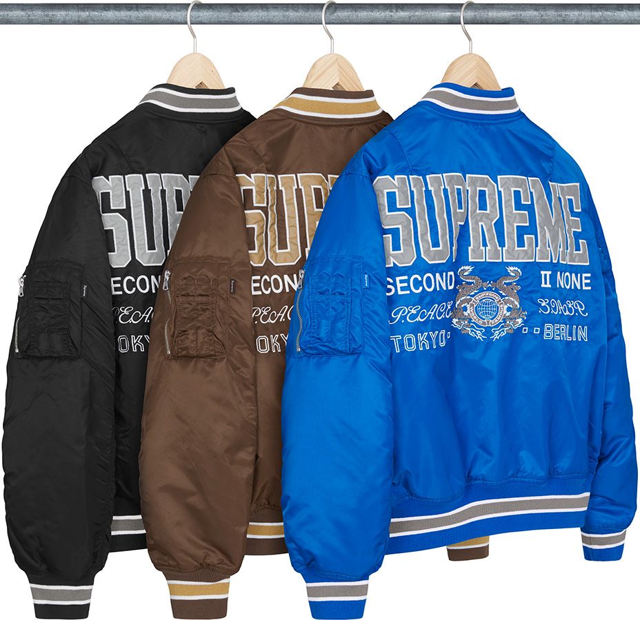 Second To None MA-1 Jacket - Spring/Summer 2022 Preview – Supreme