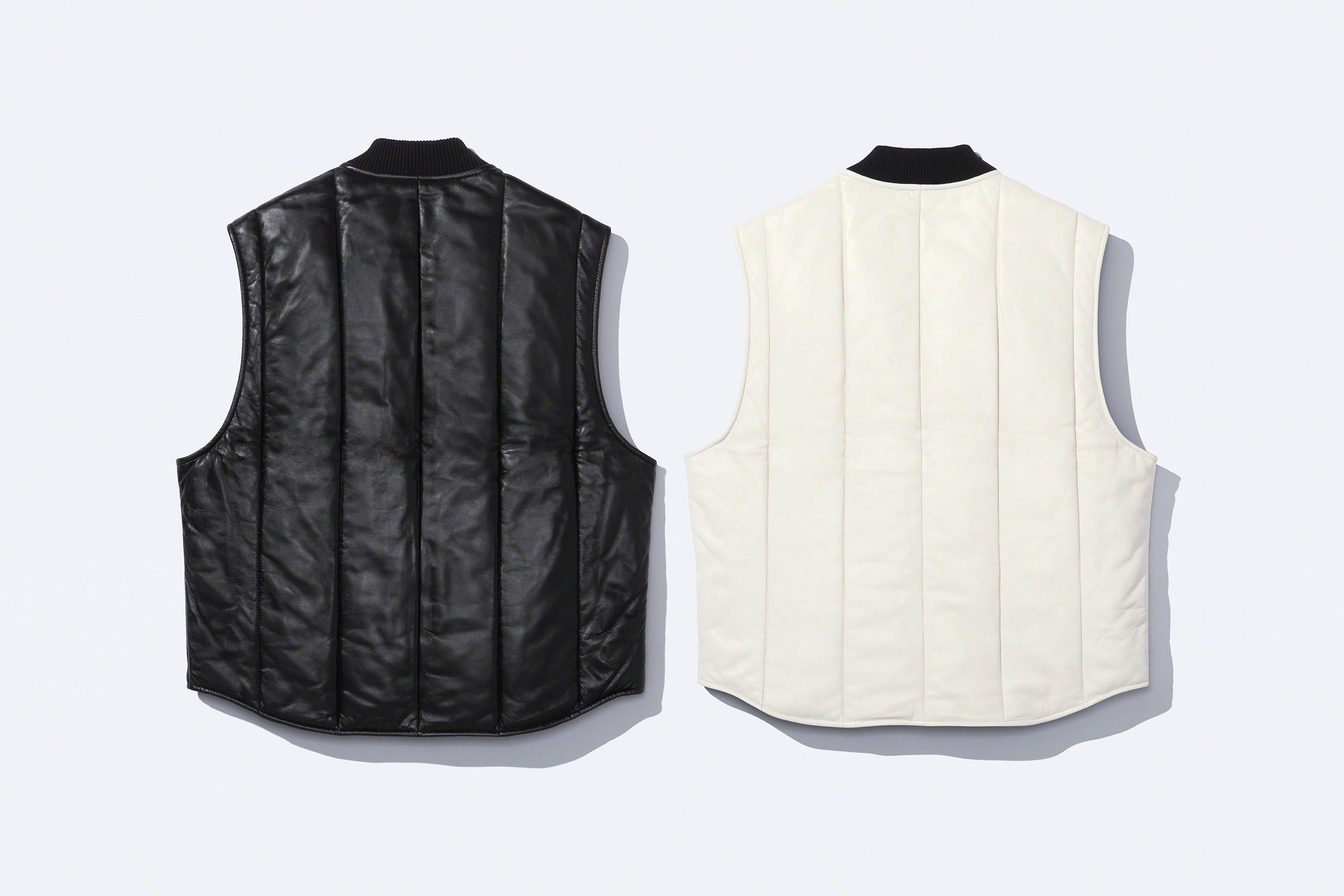 Supreme DICKIES LEATHER WORK VESTシュプリームレザーベスト 1306097_00.png.png