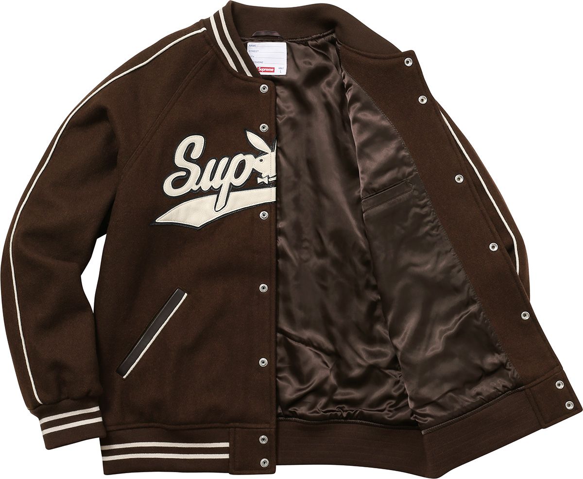 Supreme × Playboy Varsity Jacket 美品 Supreme Playboy Varsity Jacket 2011 M | eBay