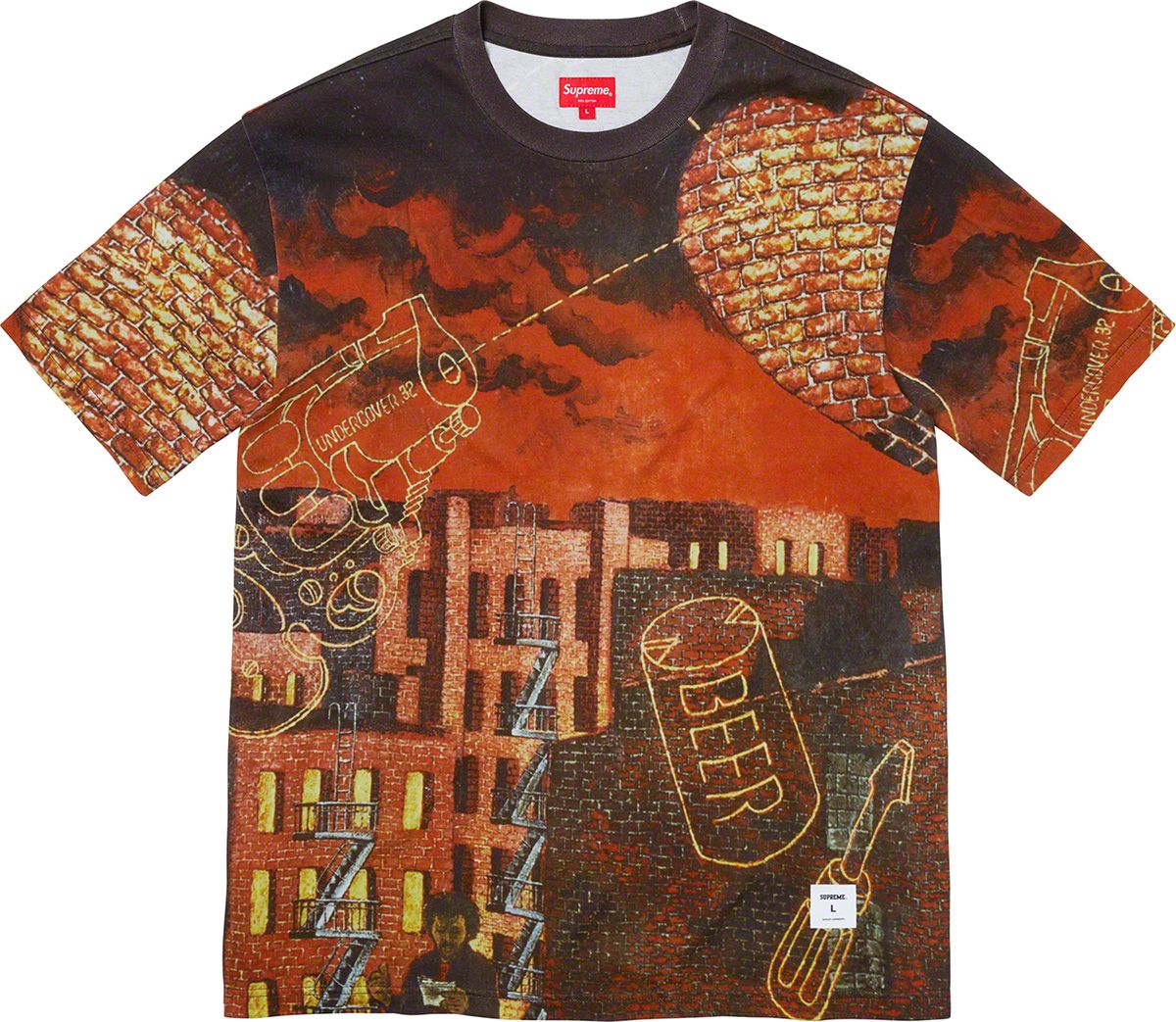 トップス Supreme Flags L/S Top Supreme Flags L S Top (FW19) - $88