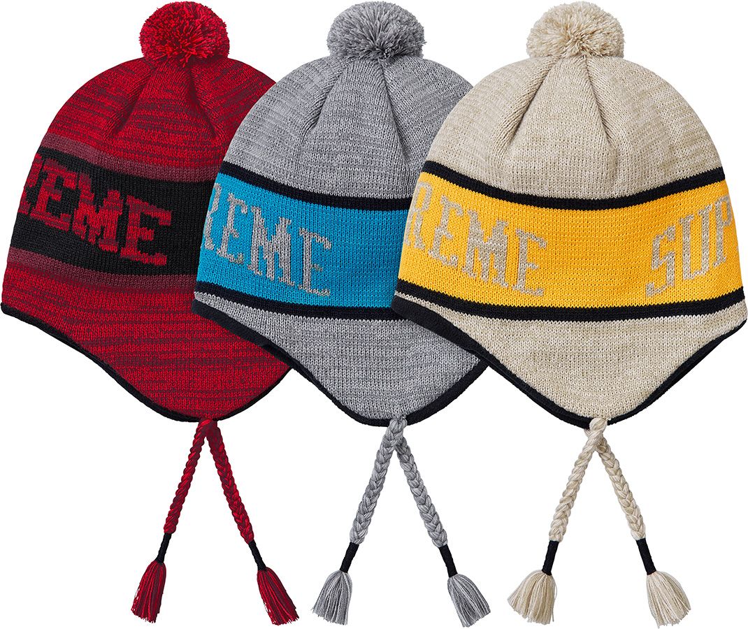 Heathered Earflap Beanie – Supreme