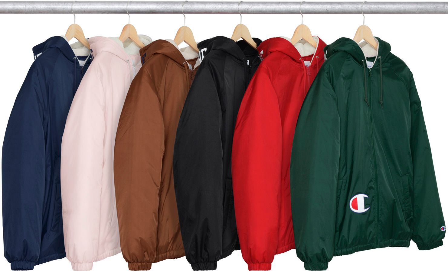 シュプリーム チャンピオン Sherpa Lined Hooded Jacket NWOT SUPREME x Champion Sherpa Lined Hooded Jacket in Black