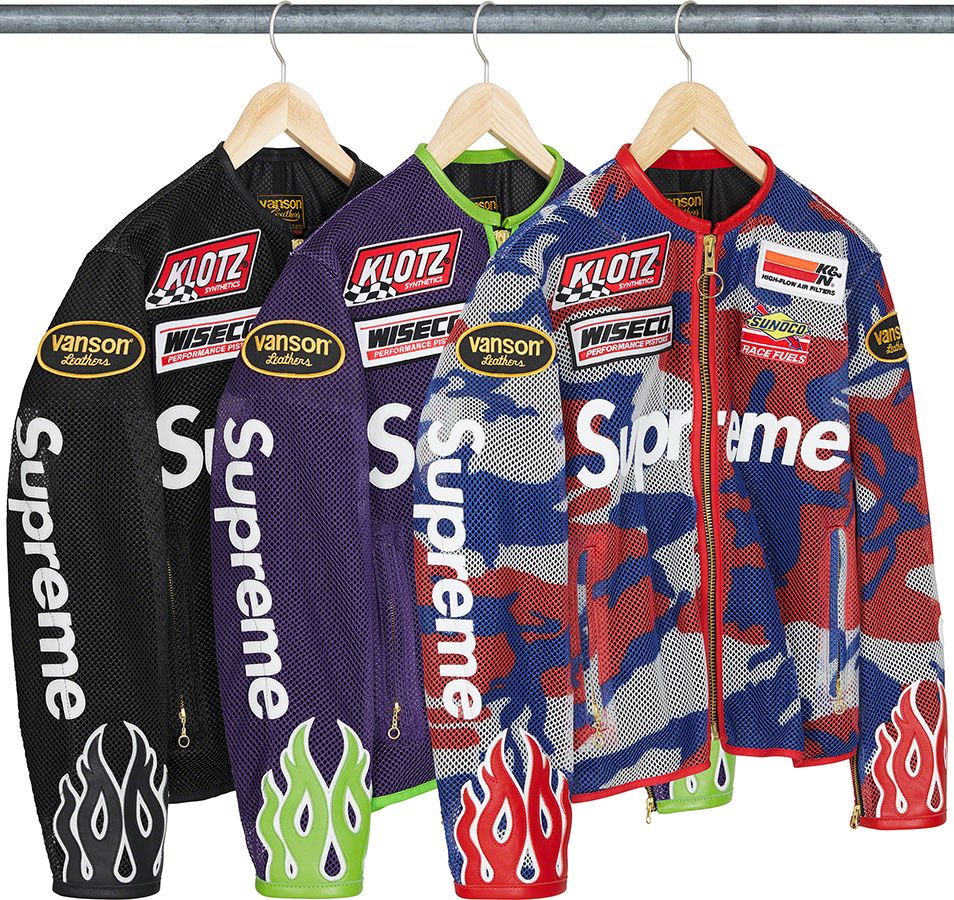 ジャケット・アウター 22SS Supreme Vanson Cordura Mesh Jacket Supreme®/Vanson Leathers® Cordura® Mesh Jacket – Supreme