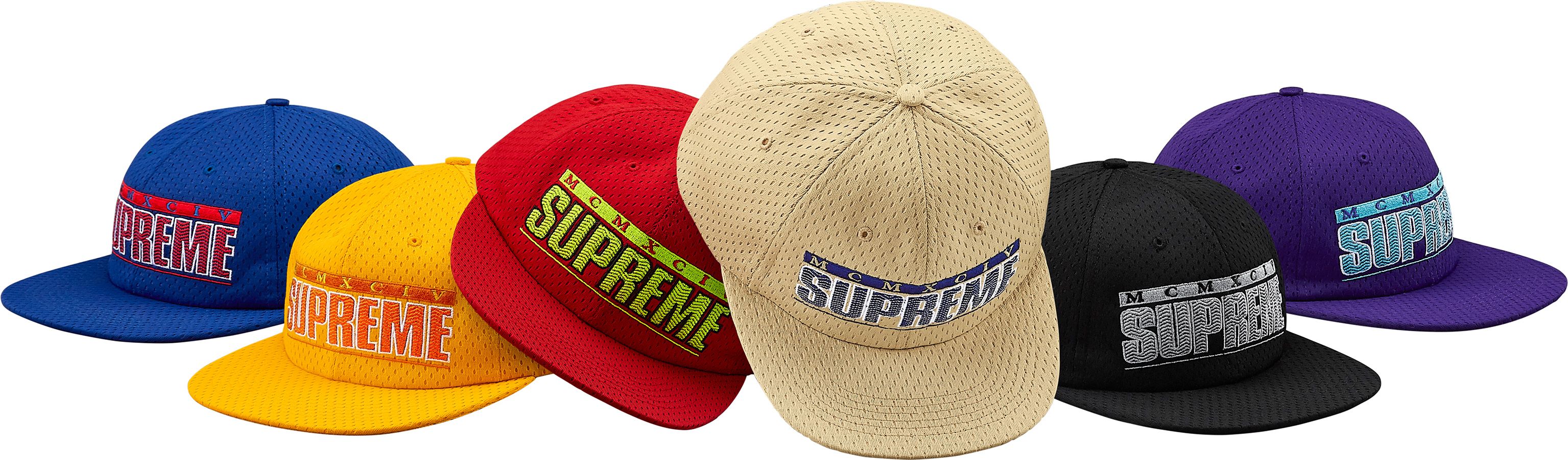 帽子 Supreme Side Pocket Script Logo 6-Panel Supreme Side Pocket Script Logo 6-Panel (SS18) - $54