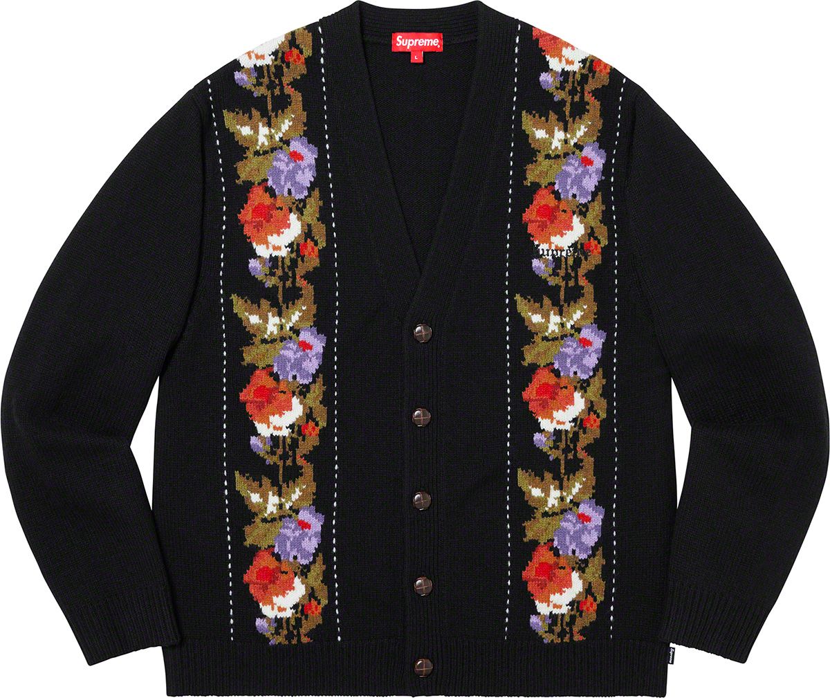 トップス Supreme Floral Stripe Cardigan Floral Stripe Cardigan – Supreme