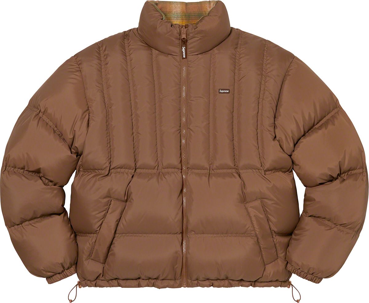 Flannel Reversible Puffer Jacket – Supreme