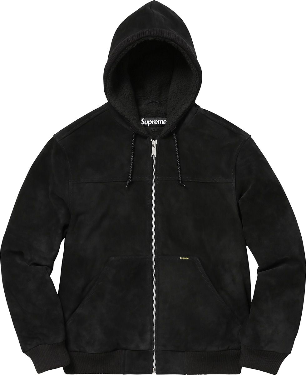 Hooded Suede Work Jacket – Supreme