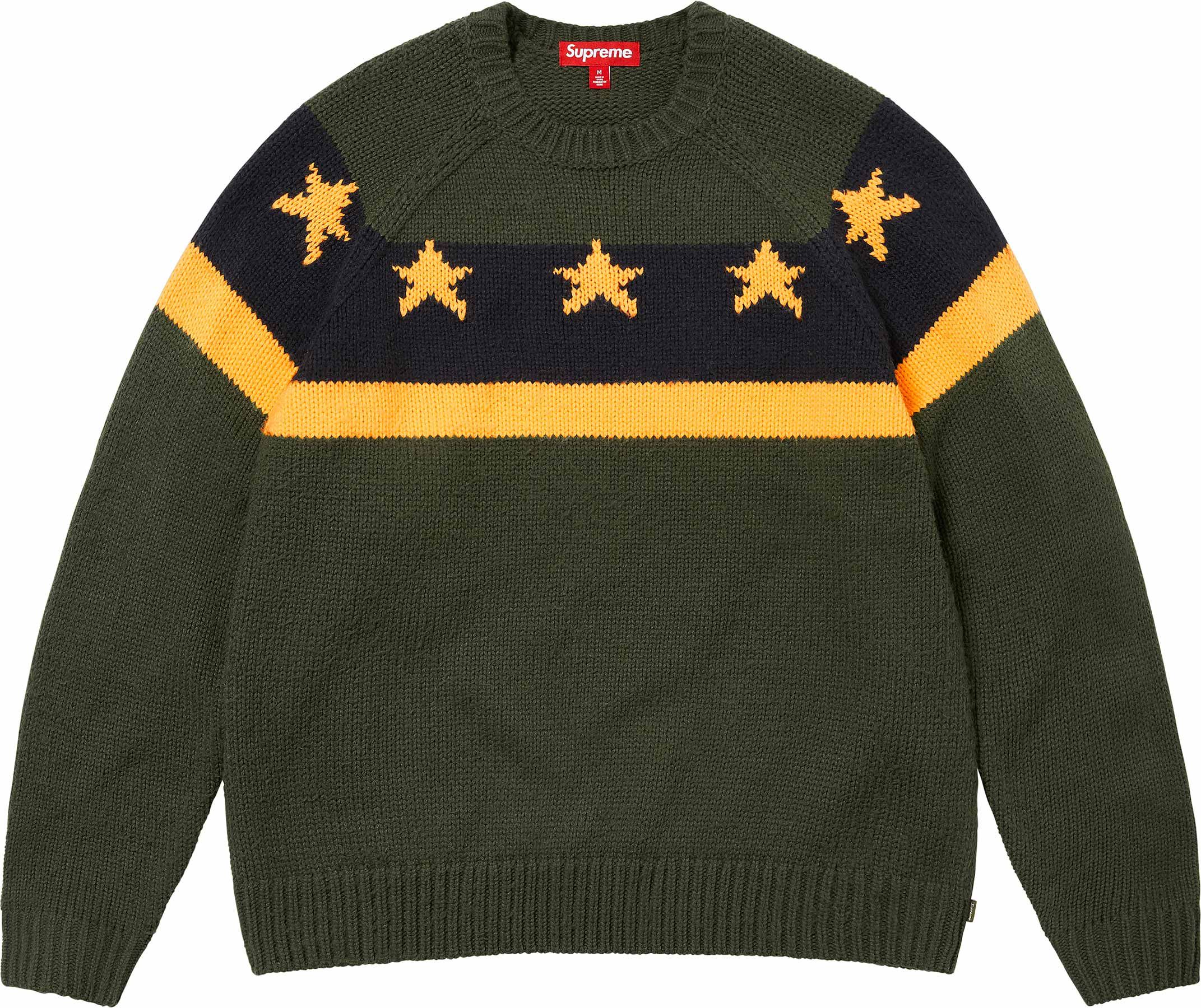 トップス SUPREME STARS SWEATER DUSTY BLUE Supreme Stars Sweater (SS24) - $158