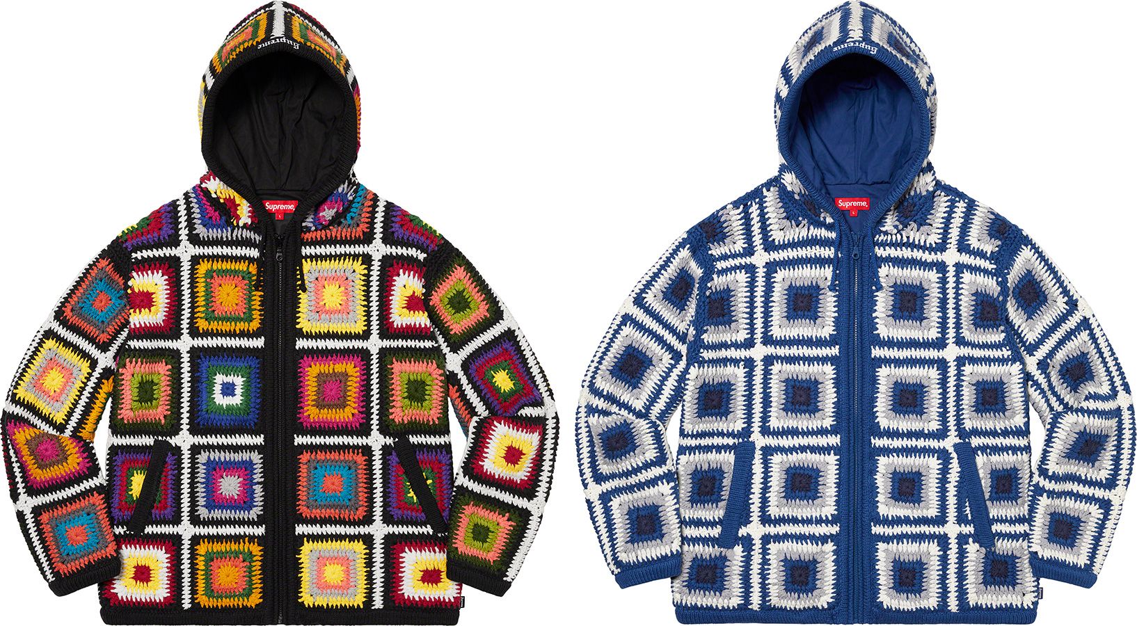 Lサイズ Supreme Crochet Zip Up Cardigan Supreme Crochet Zip Up Cardigan (SS25) - $228