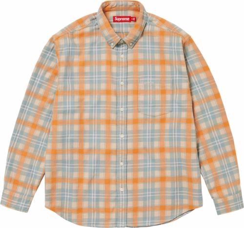 Supreme 2023AW Plaid Flannel Shirt 載っけ XXL