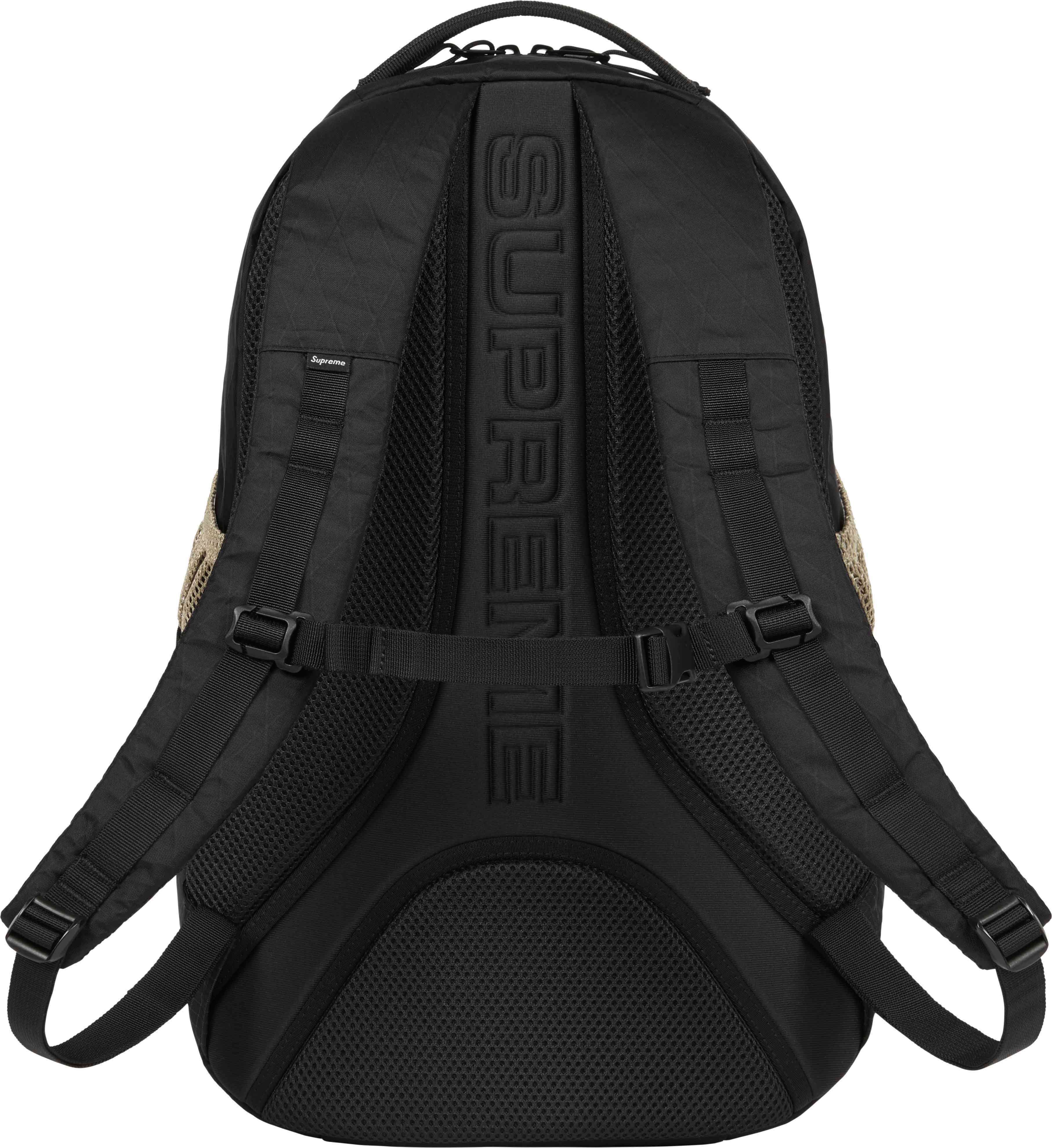 Supreme Canvas Backpack BLACK シュプリーム Buy Supreme Canvas Backpack 'Black' - FW21B25 BLACK | GOAT