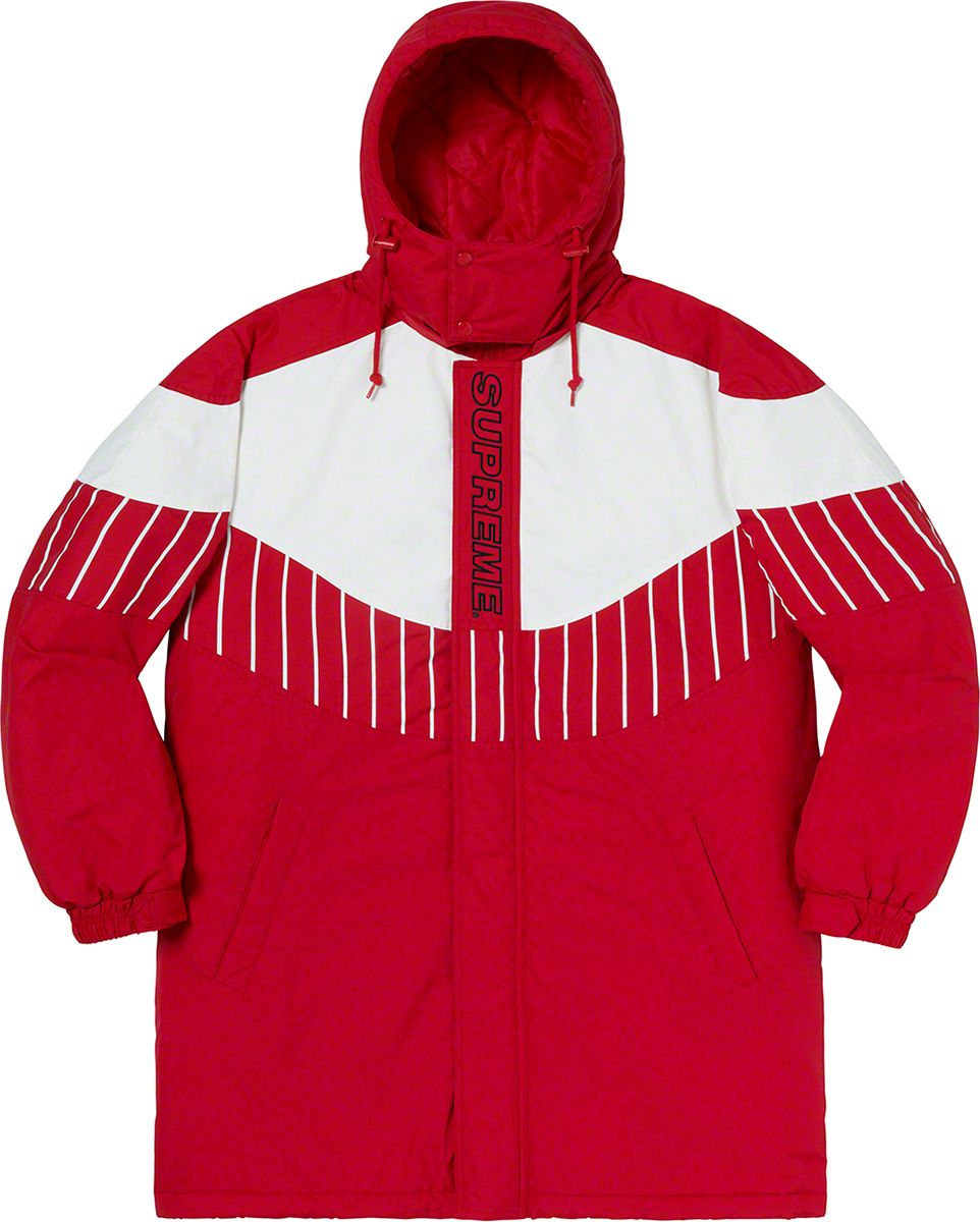 ジャケット・アウター Supreme Pinstripe Panel Sports Parka S Supreme - Pinstripe Panel Sports Parka - UG.SHAFT