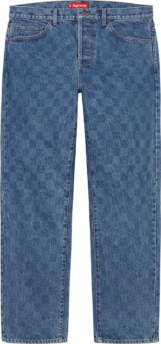 Supreme Aerial Tapestry Regular Jean (FW20) - $288