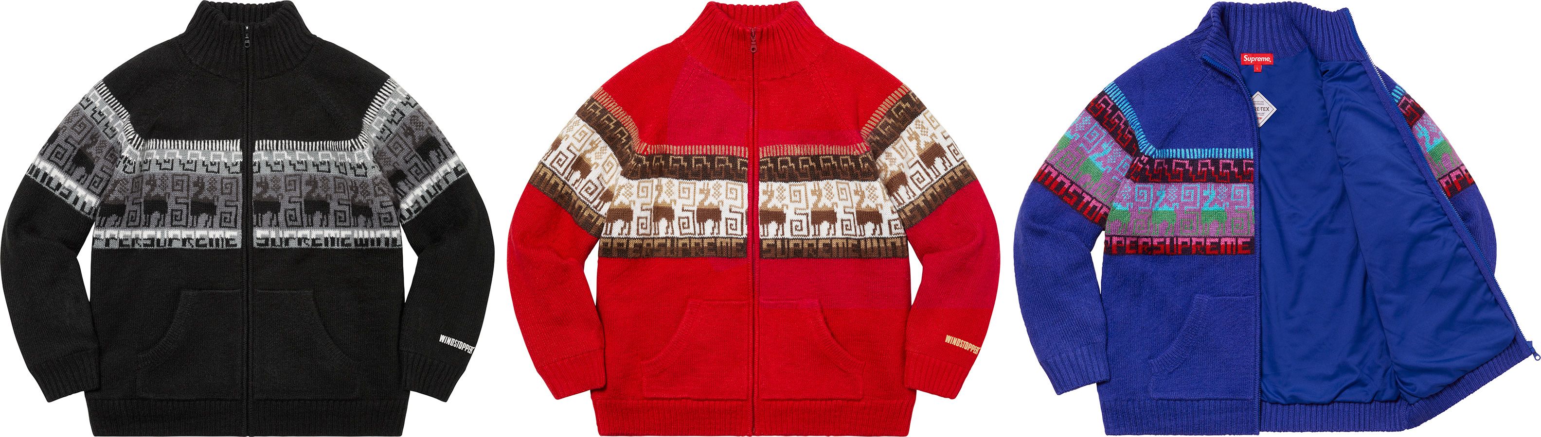 Mサイズ Supreme Chullo WINDSTOPPER ジップセーター Fall/Winter 2020 Preview – Supreme