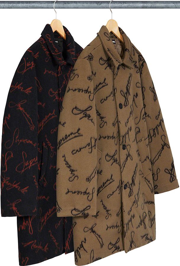 ジャケット・アウター Supreme Leather Collar Work Jacket Supreme Leather Collar Work Jacket Black Men's - FW20 - US