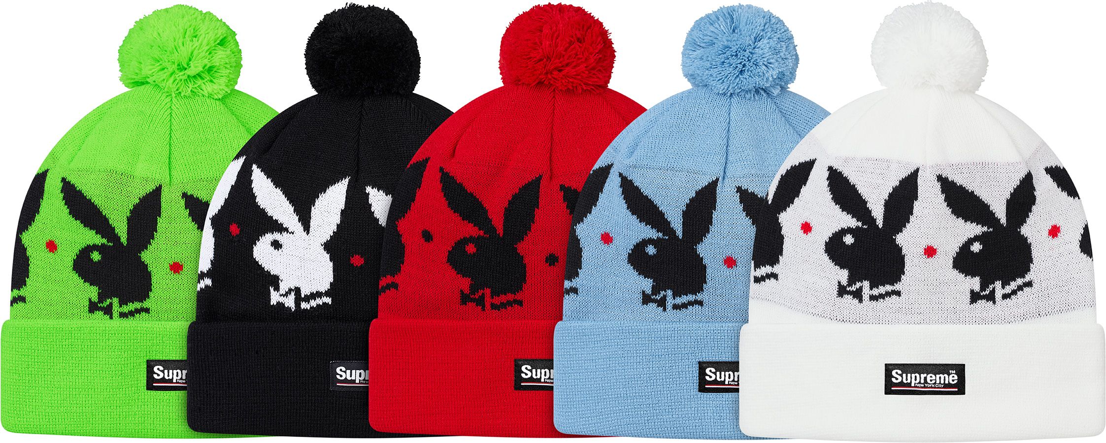 帽子 Supreme/Playboy Beanie Supreme Playboy© Beanie (FW17) - $38