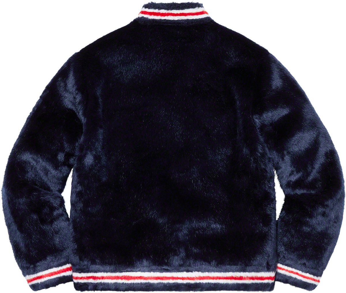 Supreme FAUX FUR VARSITY JACKET バーシティ　L Supreme FAUX FUR VARSITY JACKET バーシティL