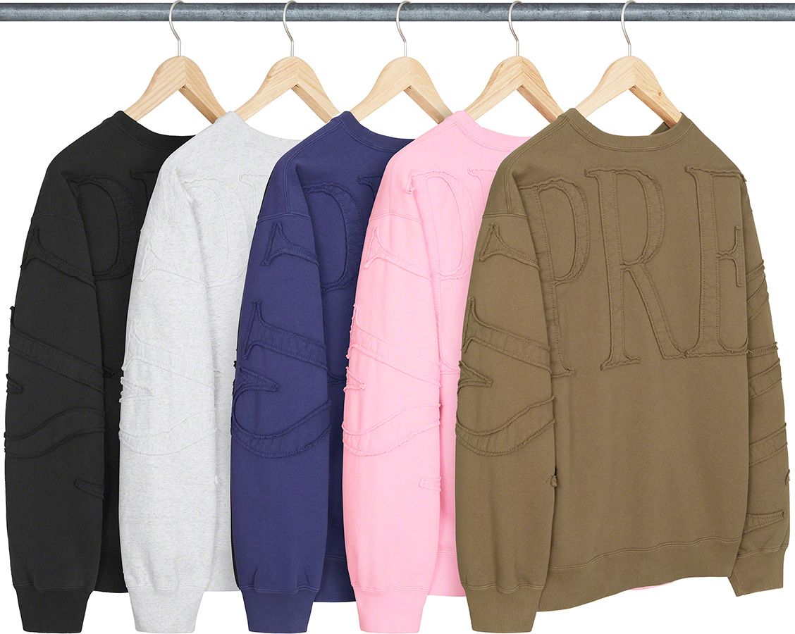 【本物保証 /関税・送料無料】Supreme Tonal Applique Crewneck Tonal Appliqué Crewneck – Supreme