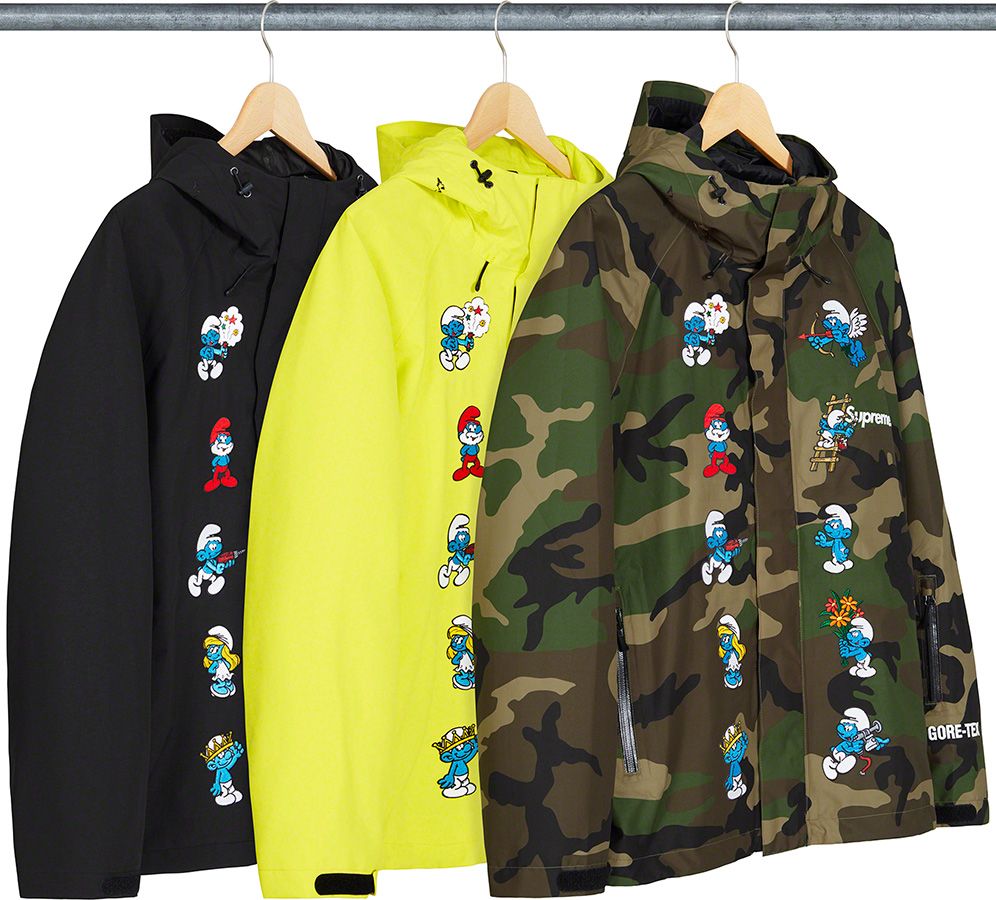 Supreme Smurfs GORE-TEX Pant Woodland Camo Men's - FW20 - US
