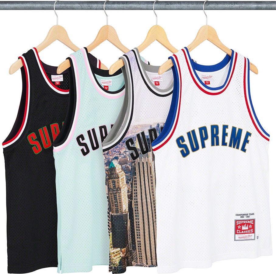 トップス Supreme Mitchell&Ness Basketball Jersey Supreme-Mitchell-Ness-