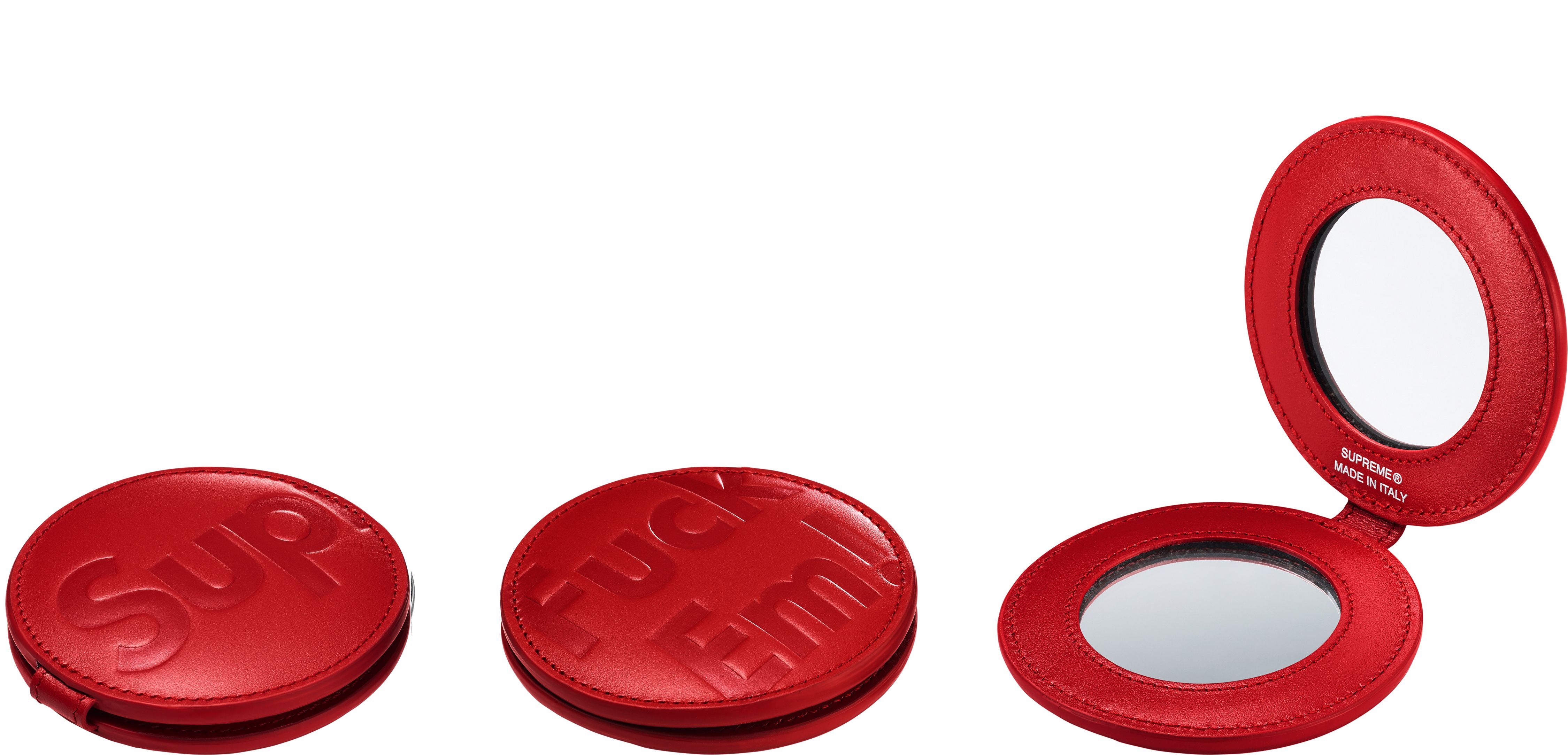 新品未使用Supreme Leather Pocket Mirror ブラック Leather Pocket Mirror | Supreme 25ss