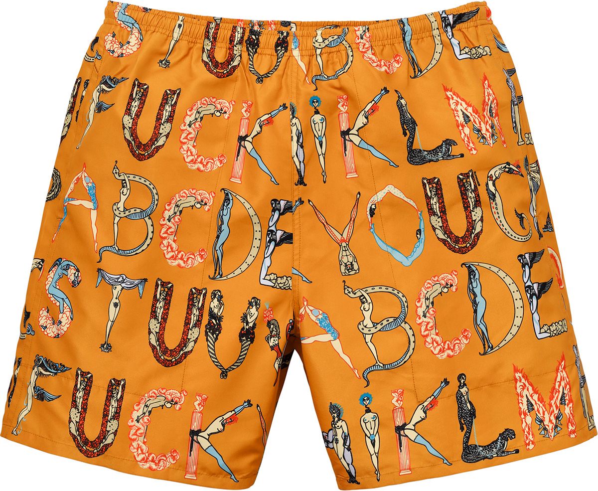 新品 Supreme Alphabet Water Short アルファベット Supreme - Alphabet Water Short - UG.SHAFT